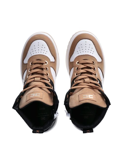 Sneakers alta logo ELISABETTA FRANCHI | E0350NERO